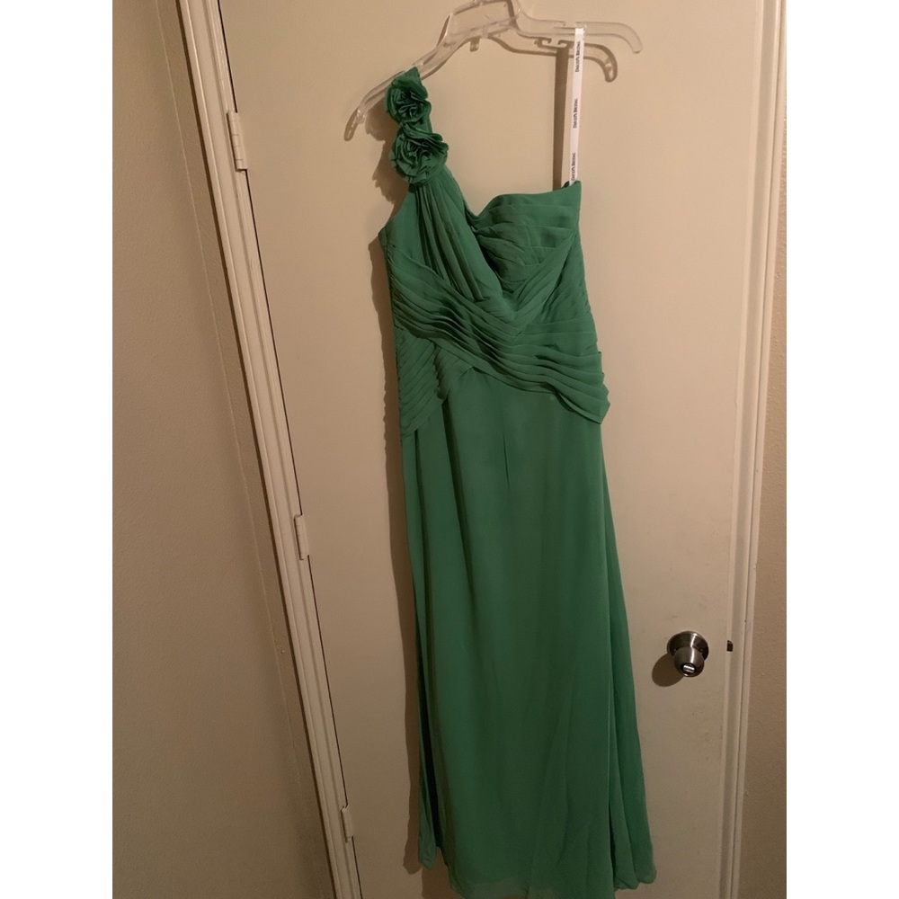 David’s Bridal Long Green Gown